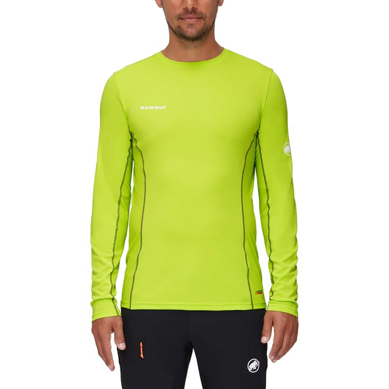 Mammut men's trekking shirt Sertig yellow