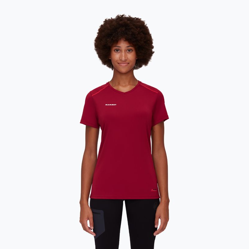 Mammut Sertig women's trekking shirt red