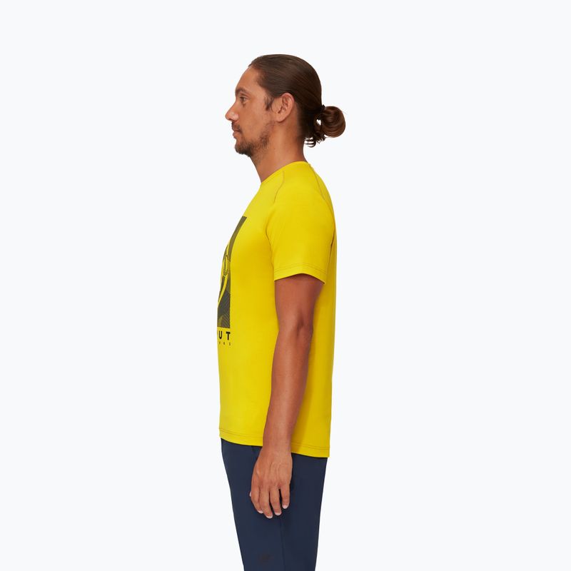 Mammut Trovat yellow men's trekking shirt 2