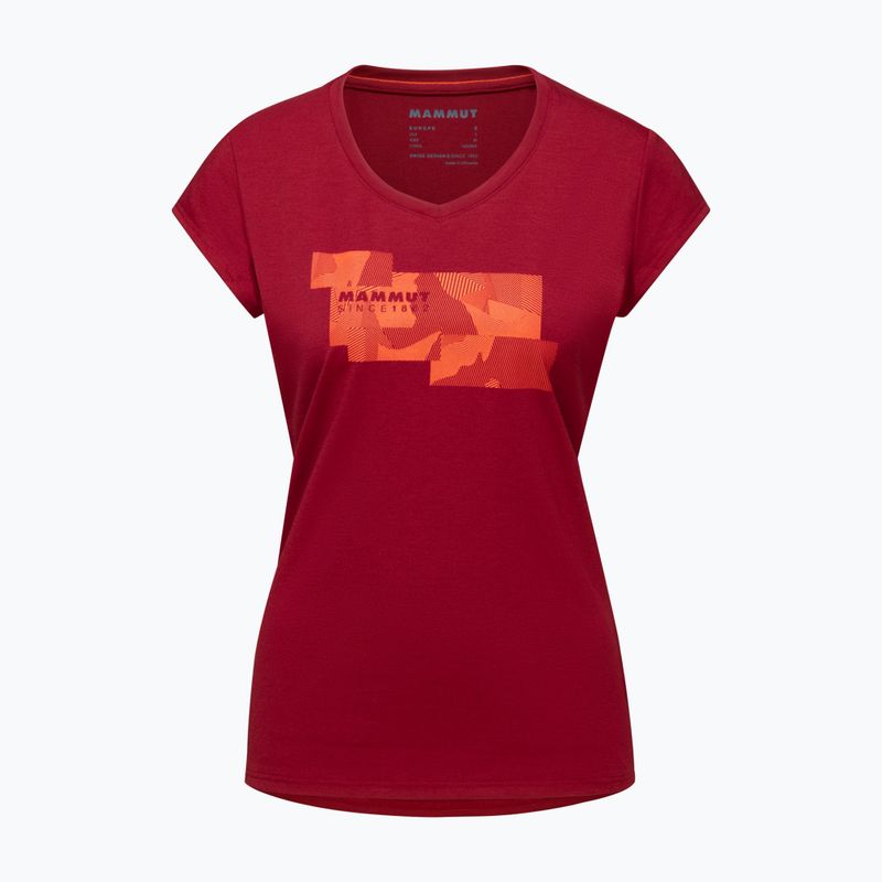 Mammut Trovat women's trekking shirt maroon 5