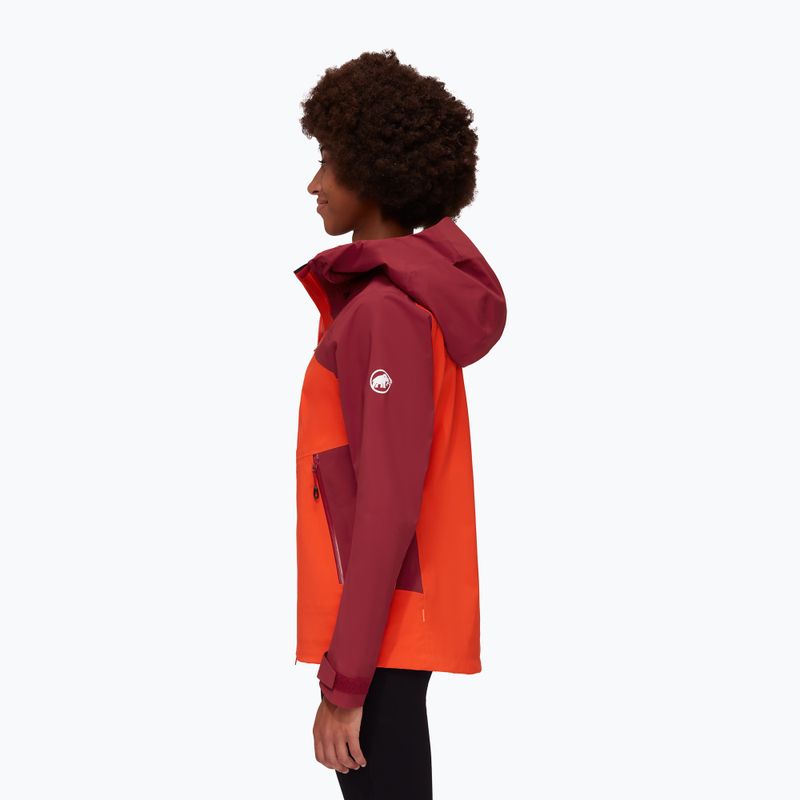 Mammut Alto Guide HS women's hardshell jacket red 3