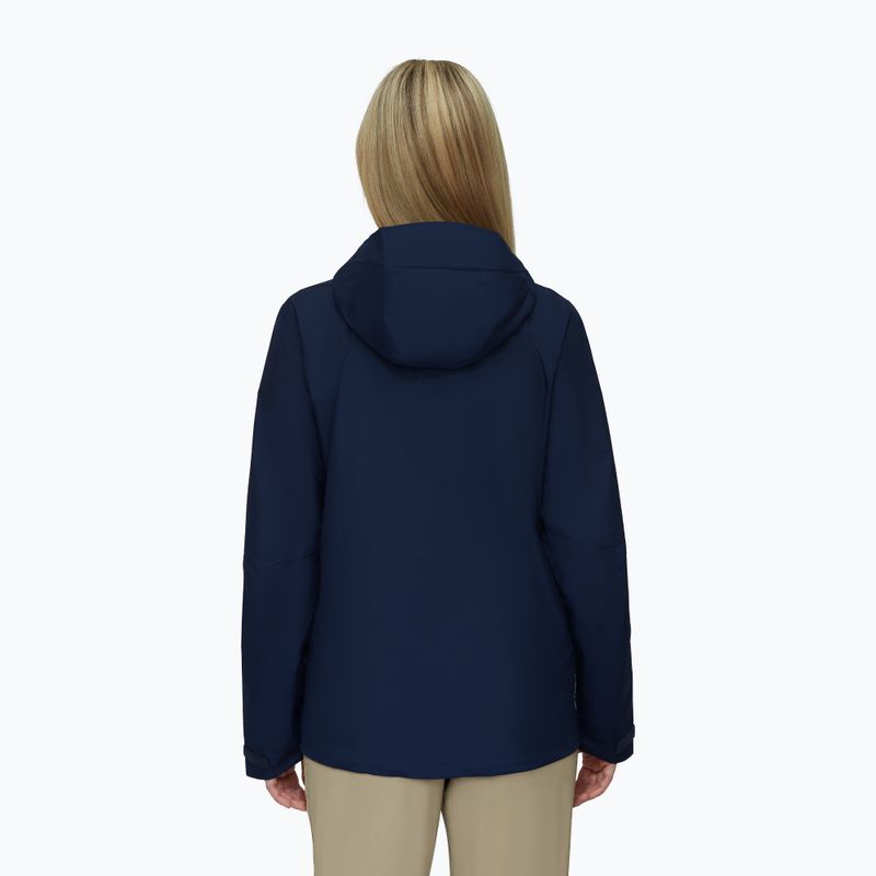 Mammut Convey Tour HS Hooded women's rain jacket navy blue 3