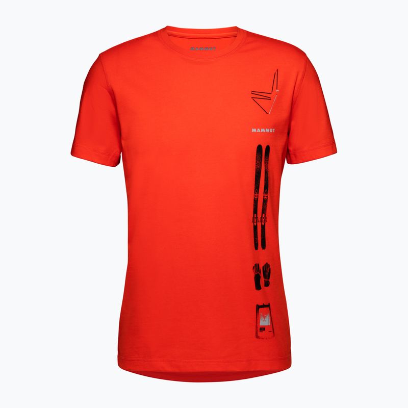 Mammut Core Snow men's trekking shirt red