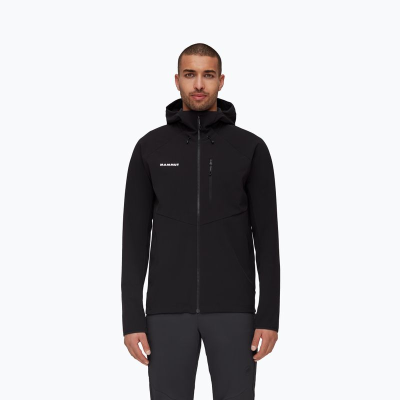 Men's softshell jacket Mammut Ultimate Comfort SO black