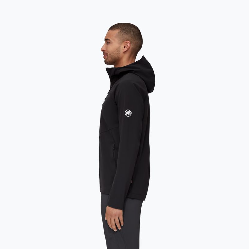 Men's softshell jacket Mammut Ultimate Comfort SO black 3