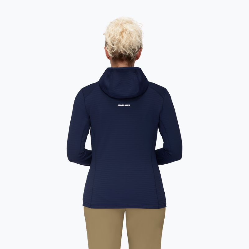 Mammut women's fleece sweatshirt Taiss Light ML Hooded navy blue 1014-04540-5118-114 2