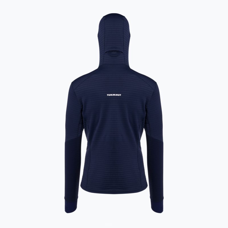 Mammut women's fleece sweatshirt Taiss Light ML Hooded navy blue 1014-04540-5118-114 4