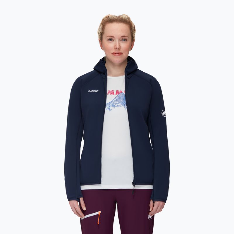 Mammut Aconcagua ML Hooded women's trekking sweatshirt navy blue