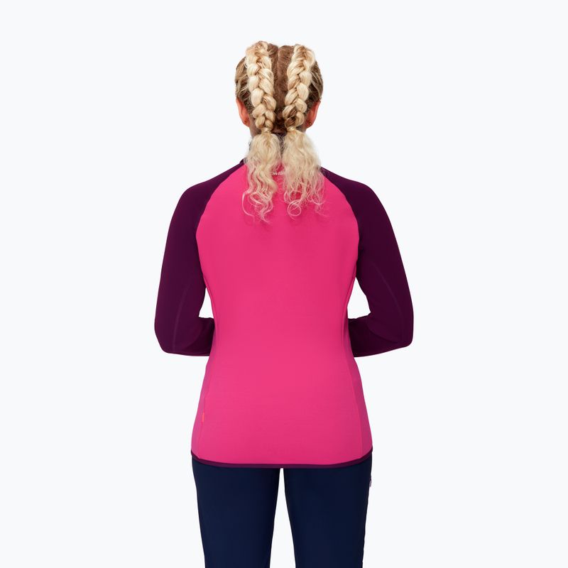 Mammut Aconcagua ML women's trekking sweatshirt pink and purple 2