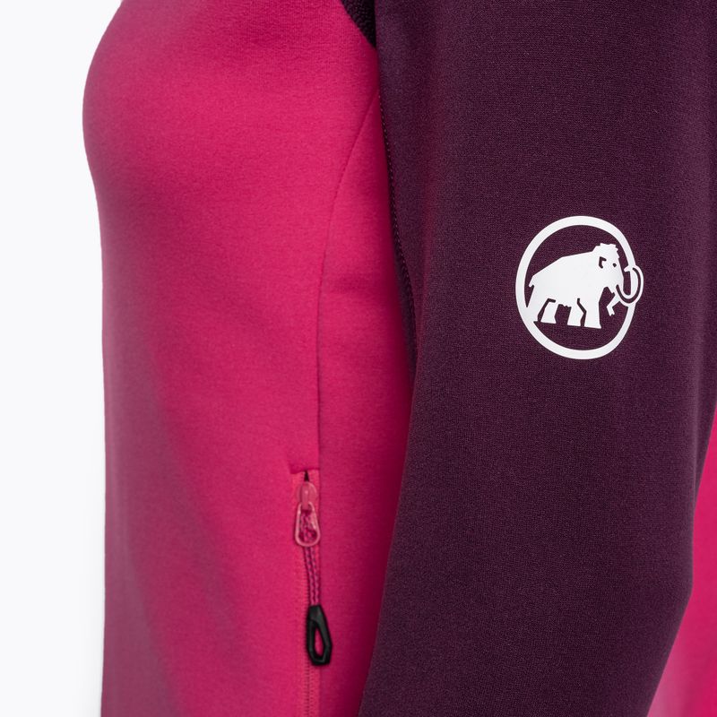 Mammut Aconcagua ML women's trekking sweatshirt pink and purple 4