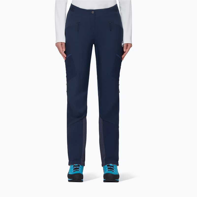 Mammut women's softshell trousers Aenergy IN Hybrid navy blue