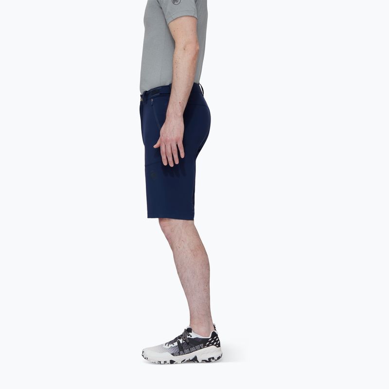Mammut Runbold men's trekking shorts navy blue 4