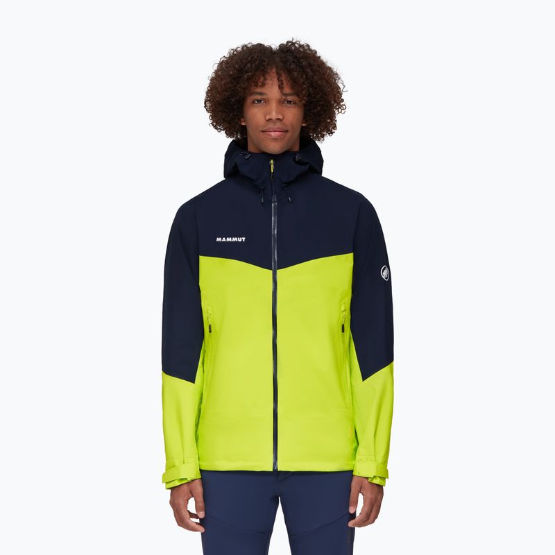 Mammut Convey Tour HS men's rain jacket green/blue