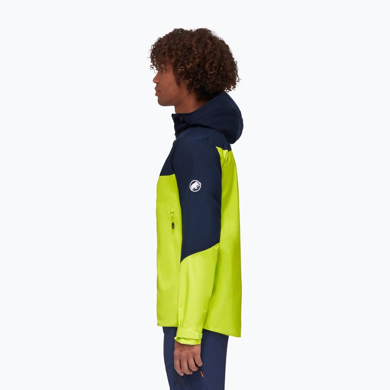 Mammut Convey Tour HS men's rain jacket green/blue 2