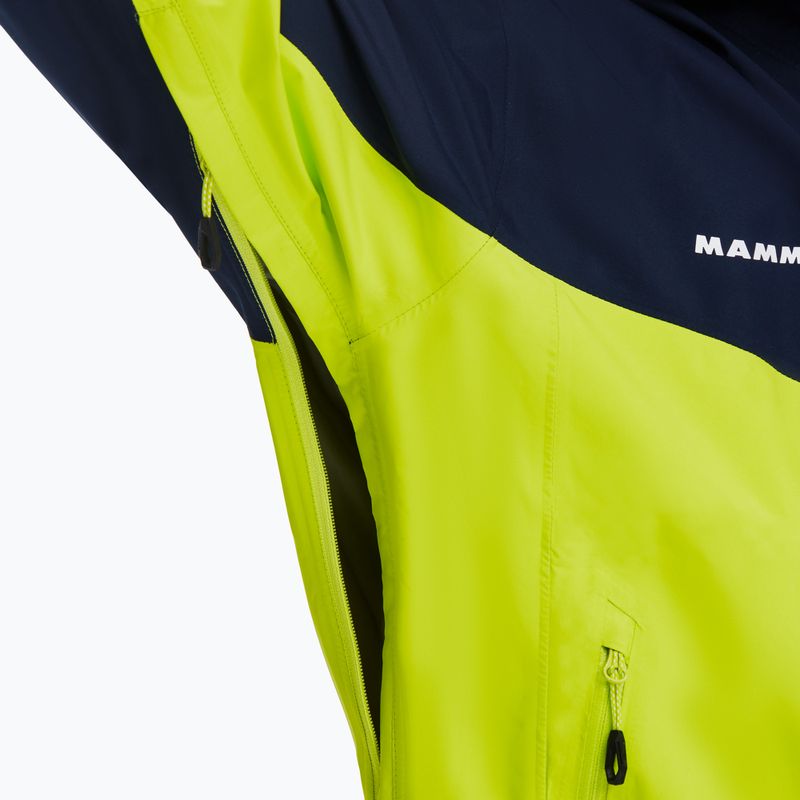 Mammut Convey Tour HS men's rain jacket green/blue 4