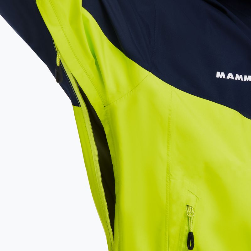 Mammut Convey Tour HS men's rain jacket green/blue 7