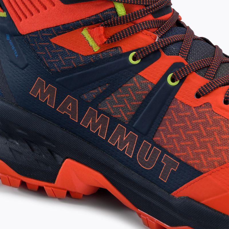 Mammut Sertig II Mid GTX men's trekking boots red 10