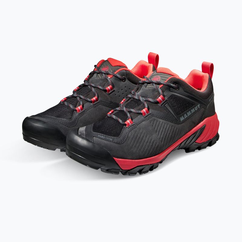 Women's trekking boots Mammut Sapuen Low GTX black/sunset 7