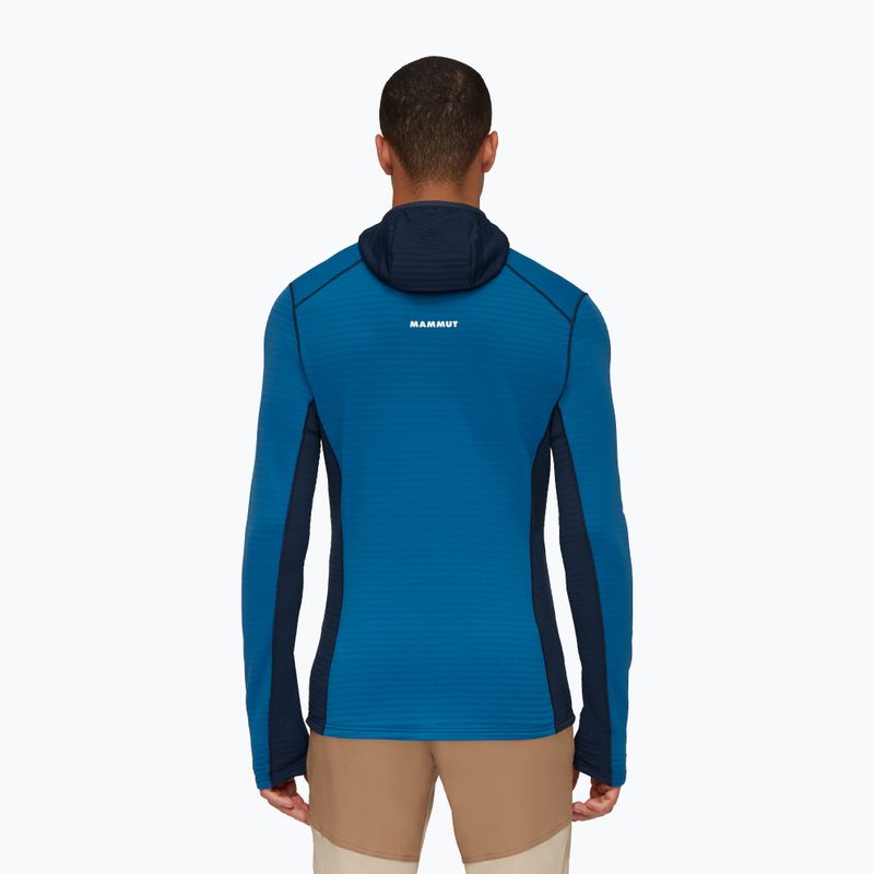 Mammut men's fleece sweatshirt Taiss Light ML Hooded blue 1014-04530-50554-114 2