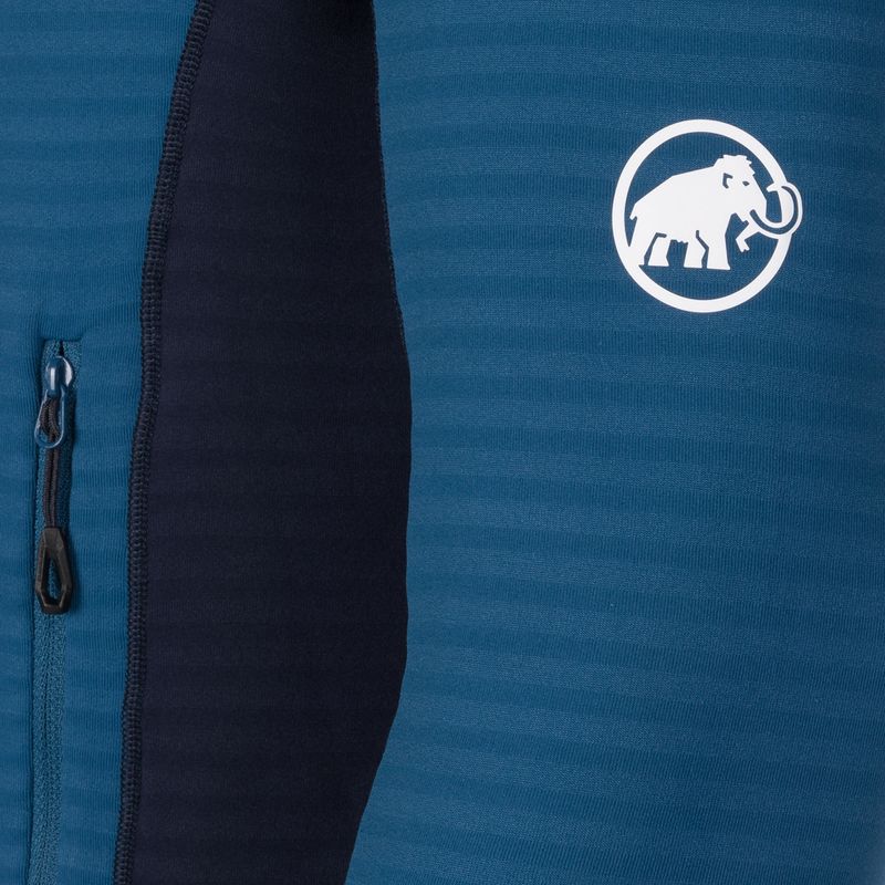 Mammut men's fleece sweatshirt Taiss Light ML Hooded blue 1014-04530-50554-114 7