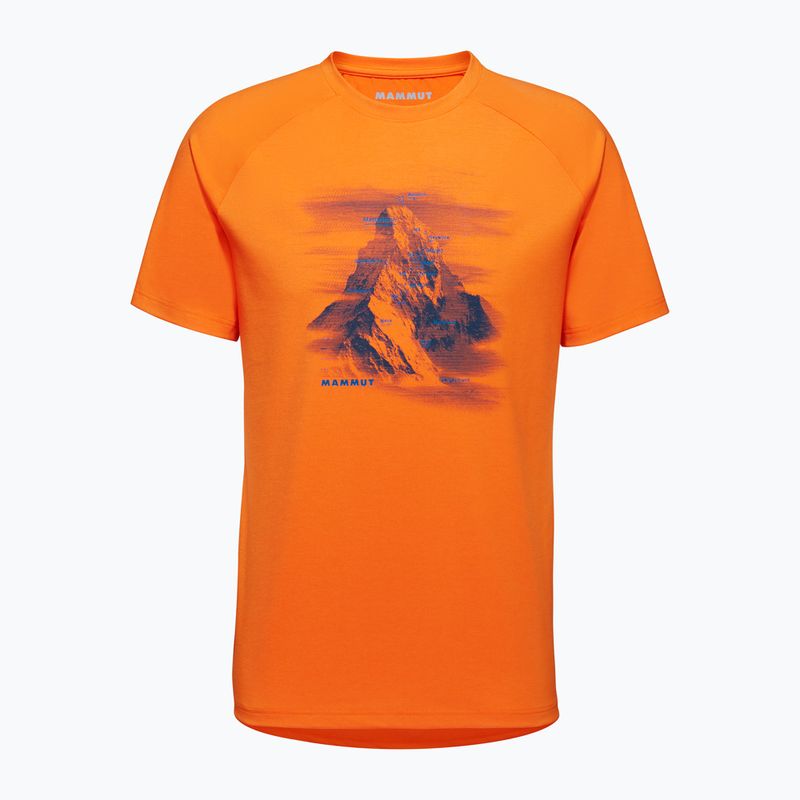 Mammut Mountain Hörnligrat men's trekking shirt orange 1017-05290 4