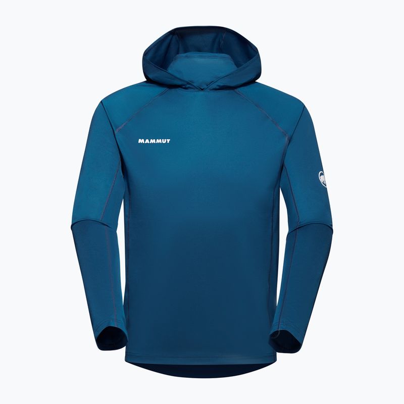 Mammut Selun FL Sun Hoody men's trekking t-shirt navy blue 1016-01420-50550-115 4