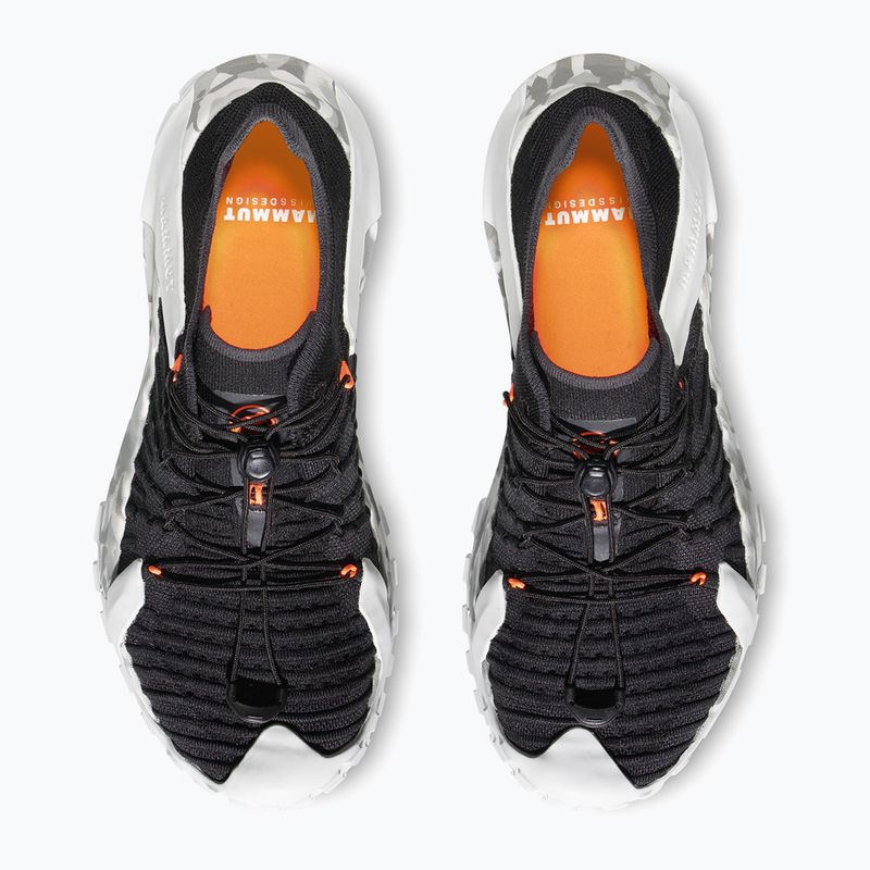 Mammut Hueco Knit II Low black/light ice gray women's approach shoe 3