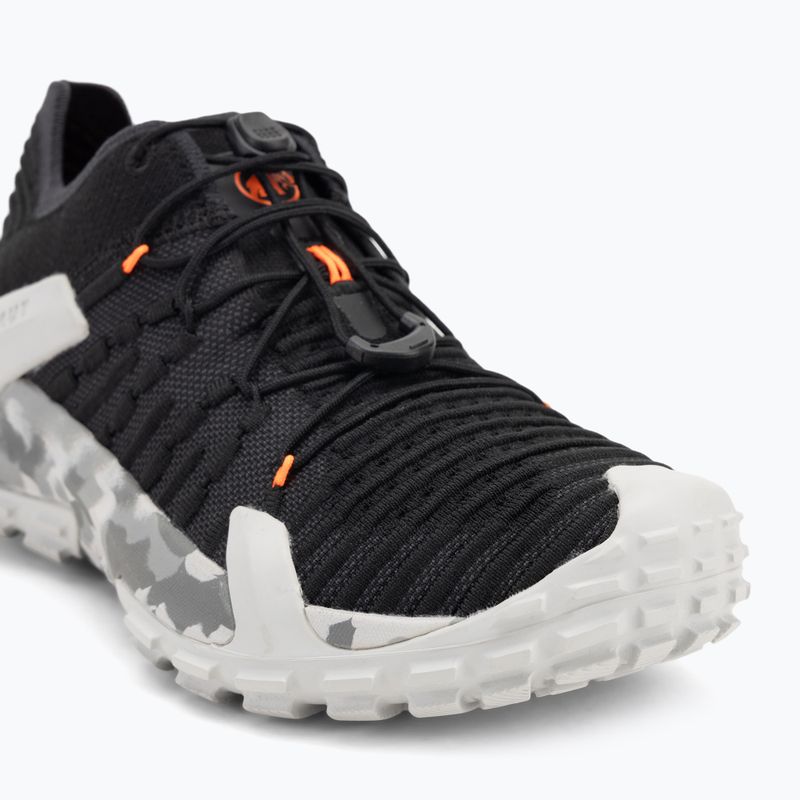 Mammut Hueco Knit II Low black/light ice gray women's approach shoe 7