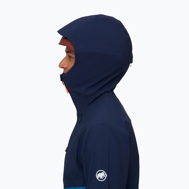 Mammut Alto Guide HS Hooded men's rain jacket navy blue 1010-29560-50554-115 4