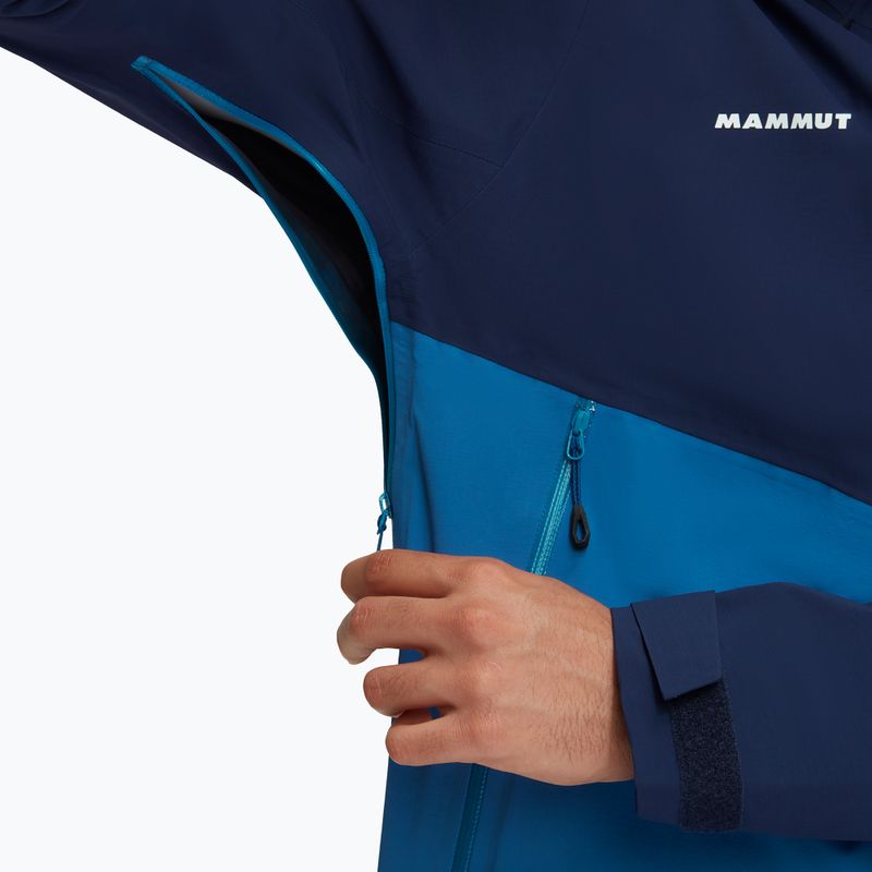 Mammut Alto Guide HS Hooded men's rain jacket navy blue 1010-29560-50554-115 7