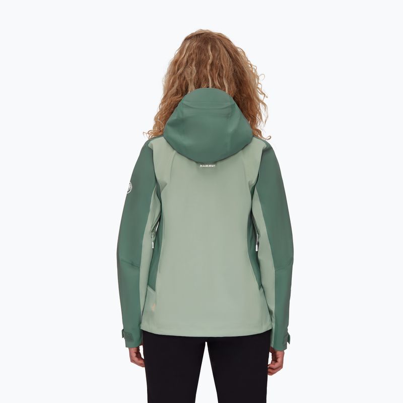 Mammut Alto Guide HS Hooded women's rain jacket green 1010-29570-40240-114 2
