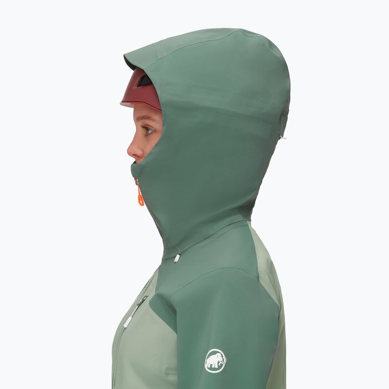 Mammut Alto Guide HS Hooded women's rain jacket green 1010-29570-40240-114 4