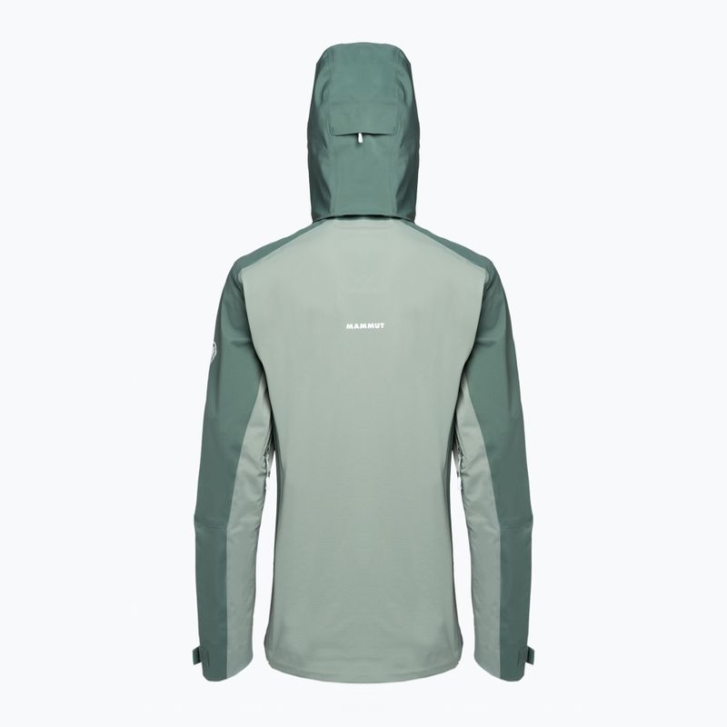 Mammut Alto Guide HS Hooded women's rain jacket green 1010-29570-40240-114 2