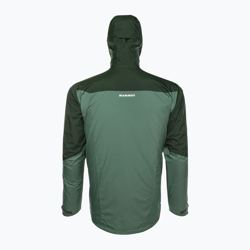 Mammut Convey Tour HS Hooded men's rain jacket green 2