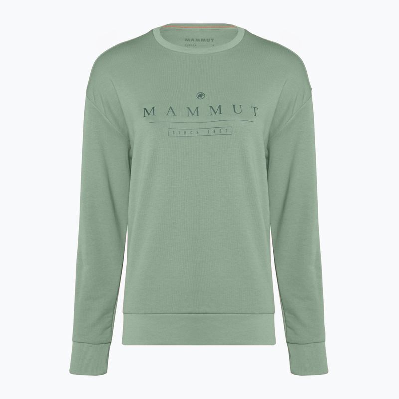 Mammut women's trekking sweatshirt Core ML Crew Neck Logo green 1014-04070-4100-114 4