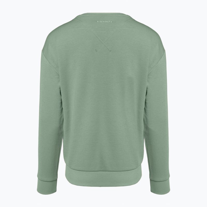 Mammut women's trekking sweatshirt Core ML Crew Neck Logo green 1014-04070-4100-114 5