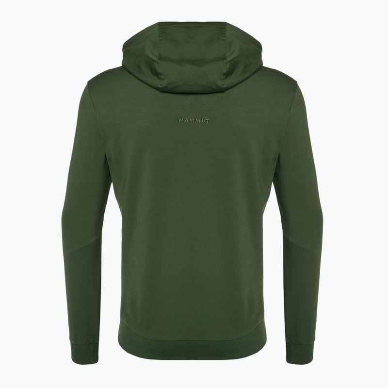 Men's Mammut ML Hoody Circle trekking sweatshirt green 5