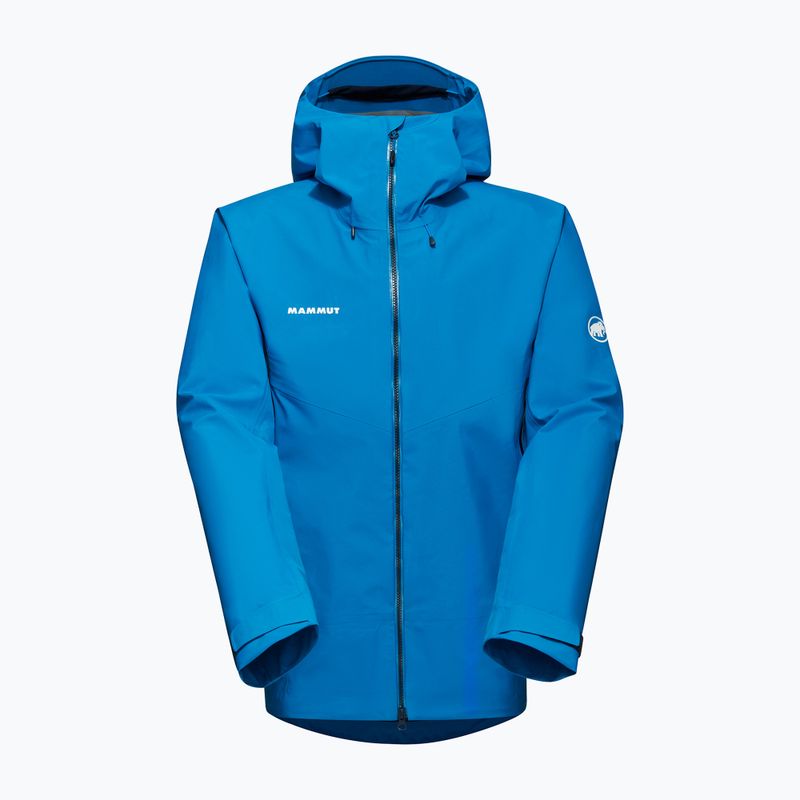 Mammut Crater IV HS Hooded men's rain jacket glacier blue 10