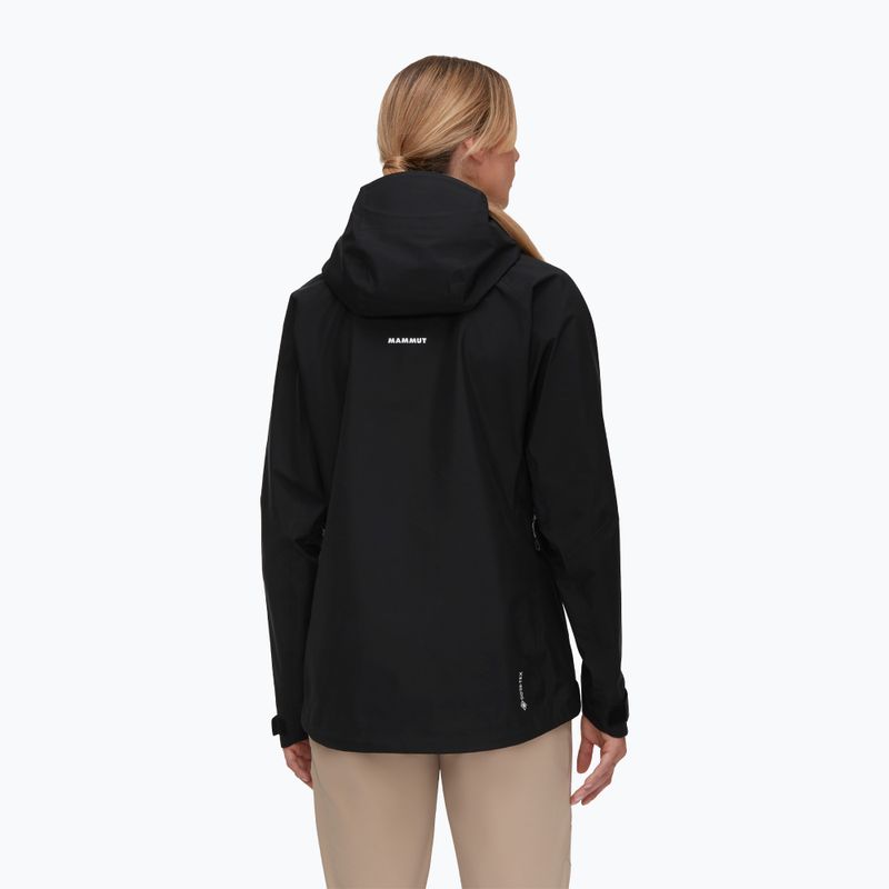 Mammut Crater IV HS Hooded women's rain jacket black 2