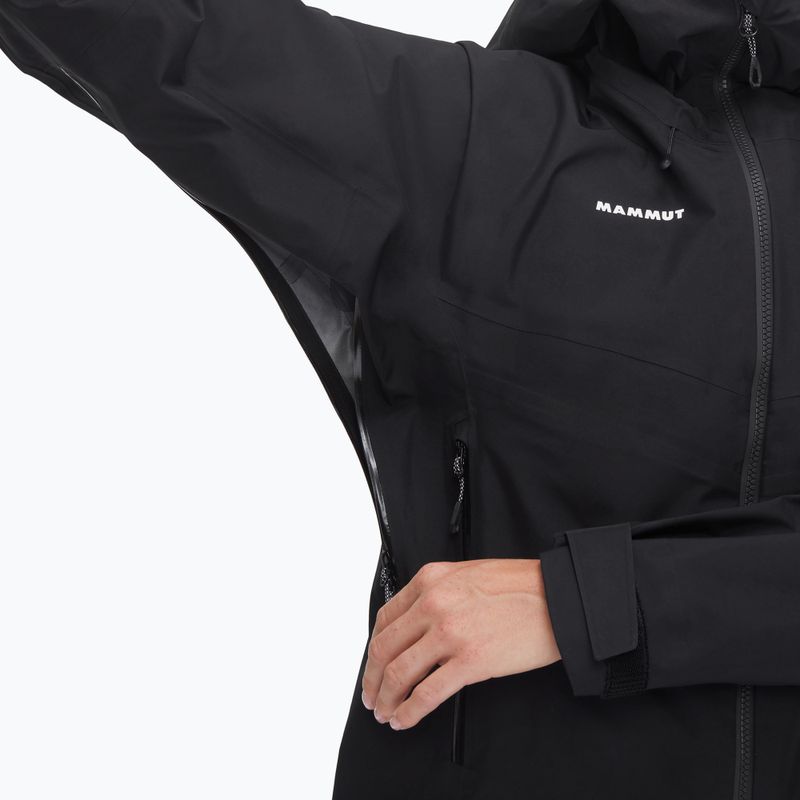 Mammut Crater IV HS Hooded women's rain jacket black 5