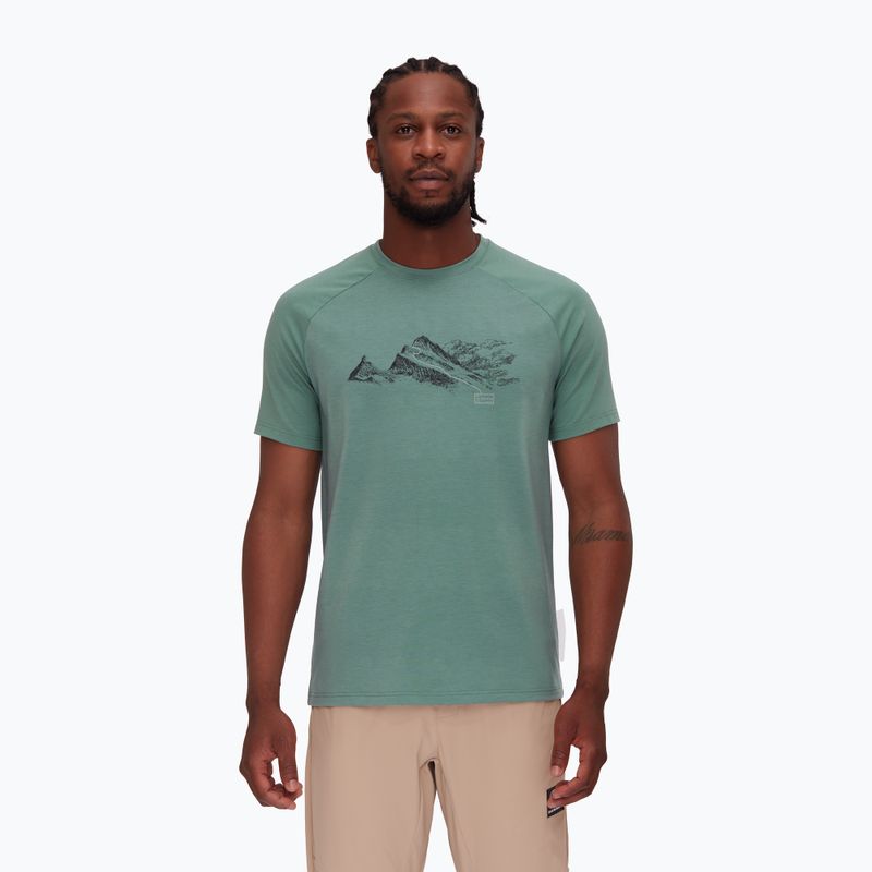Mammut Mountain Finsteraarhorn dark jade men's trekking shirt