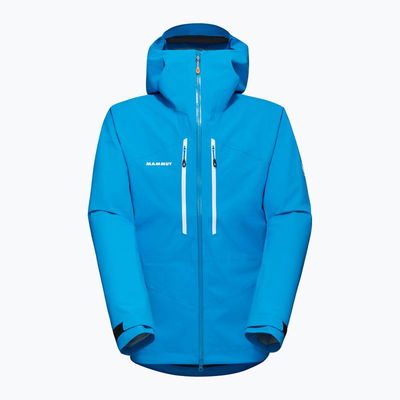 Mammut men's rain jacket Taiss HS Hooded glacier blue 9
