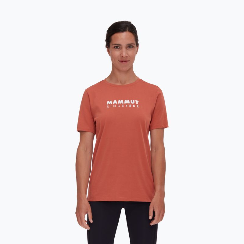 Mammut Core Logo brick women's t-shirt