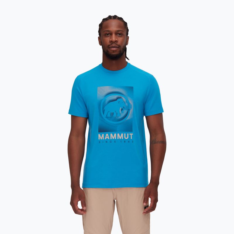 Mammut men's trekking T-shirt Trovat glacier blue