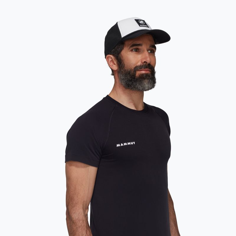 Baseball cap Mammut Crag Logo white/black 3