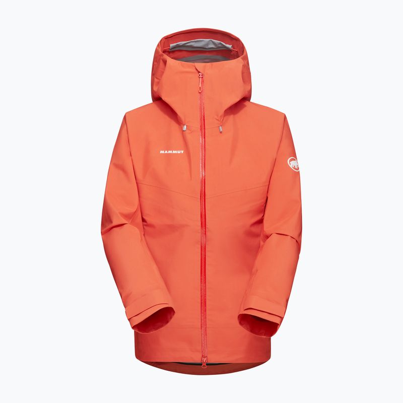 Mammut Crater IV HS Hooded women's rain jacket peach 8