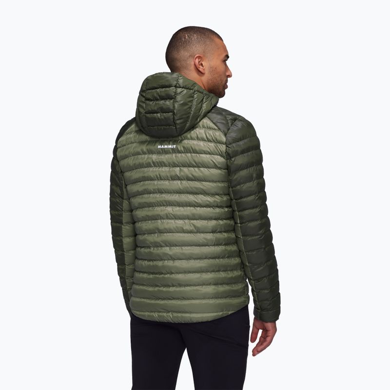 Men's down jacket Mammut Albula IN Hooded marsh/dark marsh 2