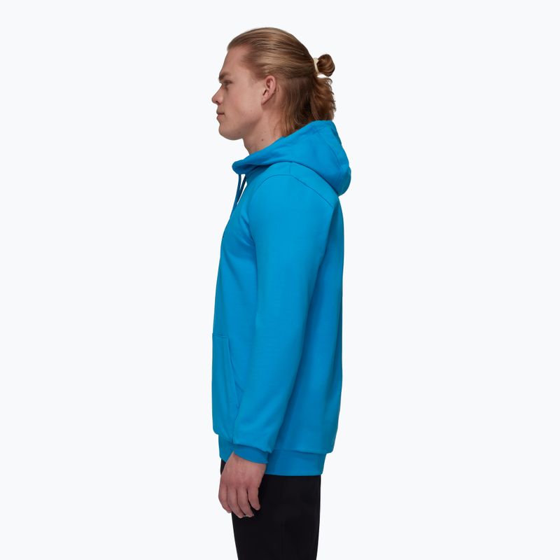 Men's sweatshirt Mammut ML Hoody Logo glacier blue 3