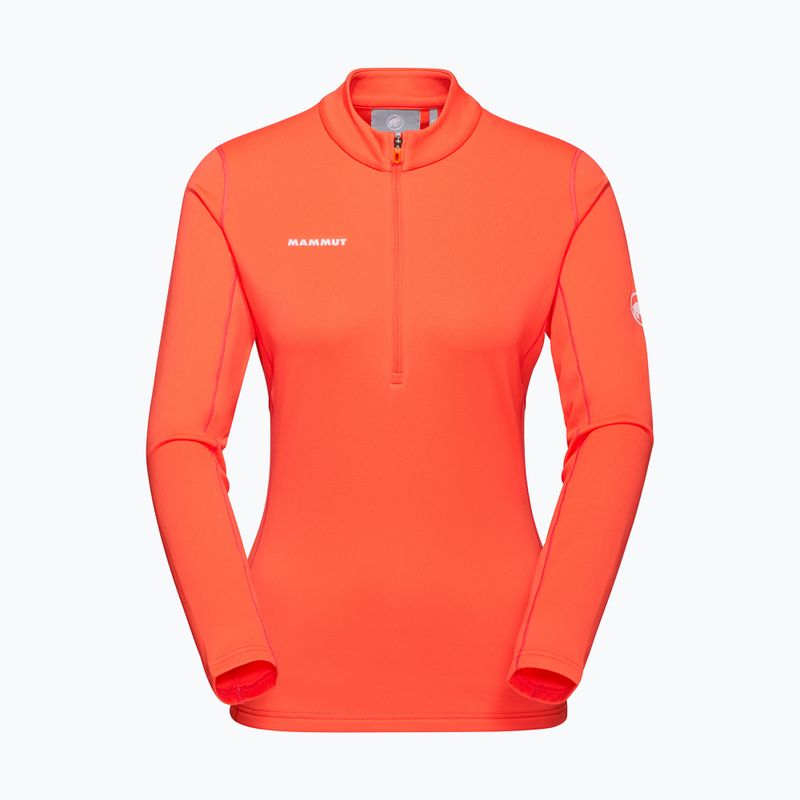 Mammut women's trekking sweatshirt Aenergy ML Half Zip Pull peach 4