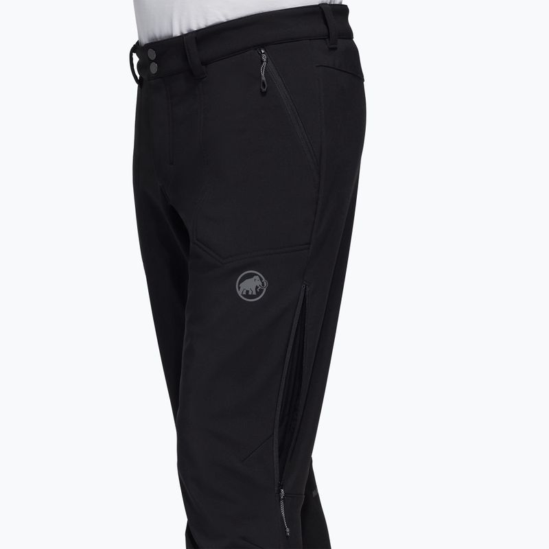 Men's softshell trousers Mammut Runbold Winter SO black 4